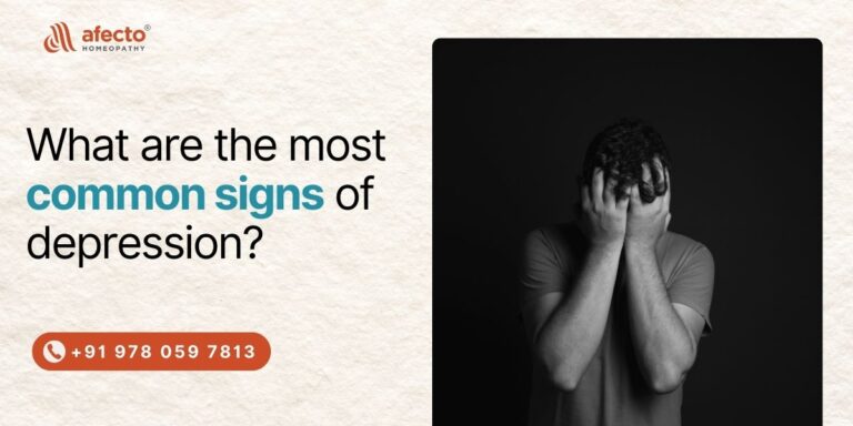 What are the most common signs of depression?
