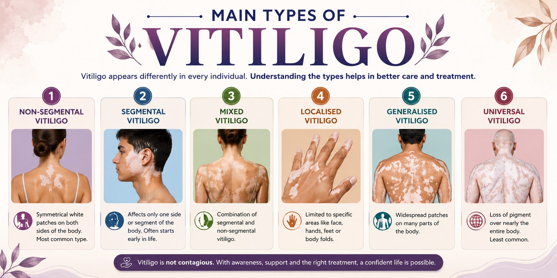 What Are the Main Types of Vitiligo